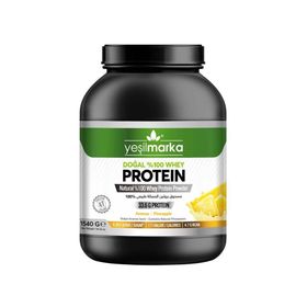 Yeşilmarka 1540 gr Ananas Aromalı Doğal Whey Protein Tozu
