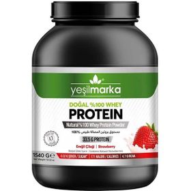 Yeşilmarka 1540 gr Doğal Whey Ereğli Çileği Protein Tozu
