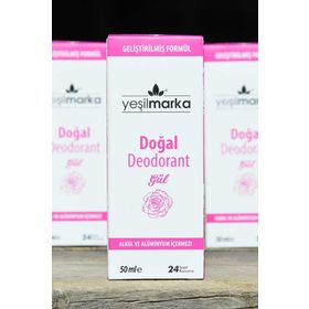 Yeşilmarka 50 ml Doğal Gül Kokulu Deodorant