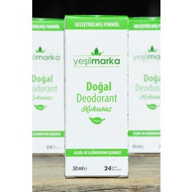 Yeşilmarka 50 ml Doğal Kokusuz Deodorant