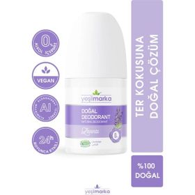 Yeşilmarka 50 ml Doğal Lavanta Kokulu Deodorant