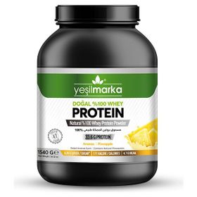 Yeşilmarka 748 gr Ananas Aromalı Doğal Whey Protein Tozu