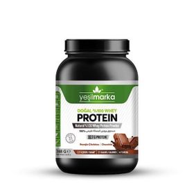 Yeşilmarka 748 gr Doğal Whey Beyoğlu Çikolatası Protein Tozu
