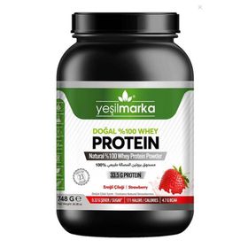 Yeşilmarka 748 gr Doğal Whey Ereğli Çileği Protein Tozu