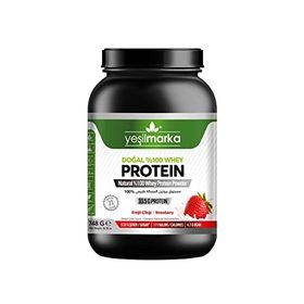 Yeşilmarka 748 gr Doğal Whey Ereğli Çileği Protein Tozu
