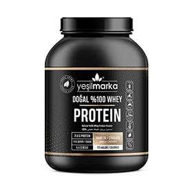 Yeşilmarka Çikolata Vanilya 1540 gr Doğal Whey Protein Tozu