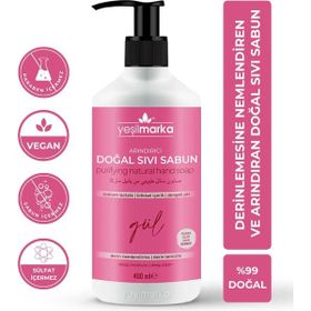 Yeşilmarka Doğal Gül Kokulu 400 ml Sıvı Sabun