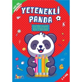 Yetenekli Panda Yaz Sil Kalemli Kitap - Bıcırık Yayınları