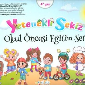 Yetenekli Sekiz Okul Öncesi Eğitim Seti (20 Kitap) 4 Adım Yayıncılık