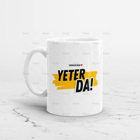 Yeter Da Baskılı Kupa