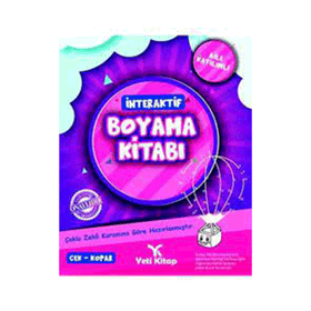 Yeti Kitap 9786057047892 İnteraktif 2 Boyama Kitabı