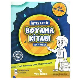 Yeti Kitap İnteraktif Boyama Kitabı 1