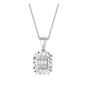 Yetkin Diamond 0.06 Karat Pırlanta Baget Kolye