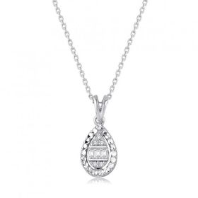 Yetkin Diamond 0.06 Karat Pırlanta Baget Kolye