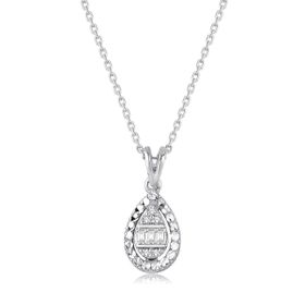Yetkin Diamond 0.06 Karat Pırlanta Baget Kolye