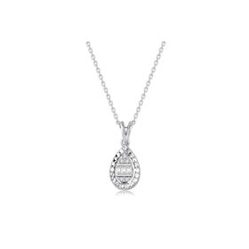 Yetkin Diamond 0.06 Karat Pırlanta Baget Kolye