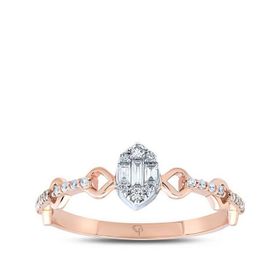 Yetkin Diamond 0.16 Karat Pırlanta Baget Yüzük