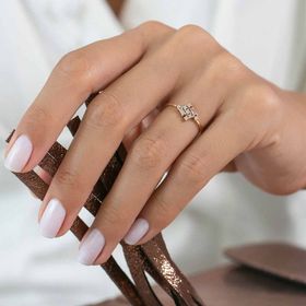 Yetkin Diamond 0.16 Karat Pırlanta Baget Yüzük