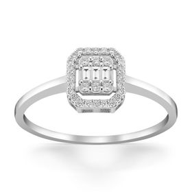 Yetkin Diamond 0.16 Karat Pırlanta Baget Yüzük
