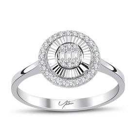 Yetkin Diamond 0.20 Karat Pırlanta Baget Yüzük