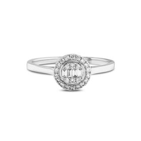 Yetkin Diamond 0.20 Karat Pırlanta Baget Yüzük