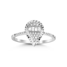 Yetkin Diamond 0.20 Karat Pırlanta Baget Yüzük