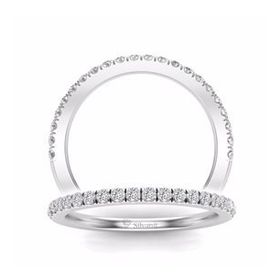 Yetkin Diamond 0.20 Karat Pırlanta Yarımtur Yüzük