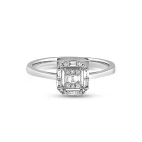 Yetkin Diamond 0.24 Karat Pırlanta Baget Yüzük