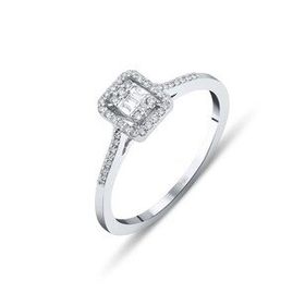 Yetkin Diamond 0.24 Karat Pırlanta Baget Yüzük