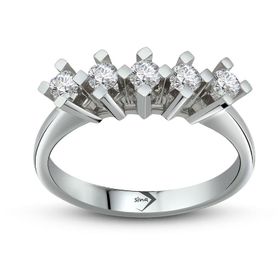 Yetkin Diamond 0.40 Karat Pırlanta Beştaş Yüzük