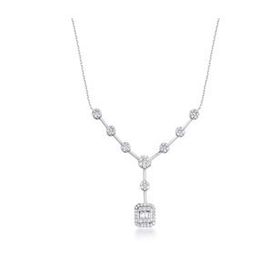 Yetkin Diamond 0.50 Karat Pırlanta Baget Kolye