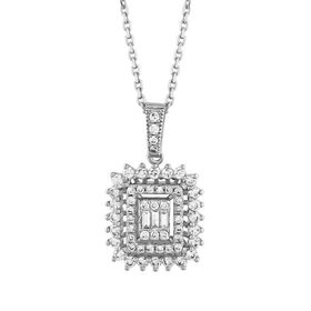 Yetkin Diamond 0.50 Karat Pırlanta Baget Kolye