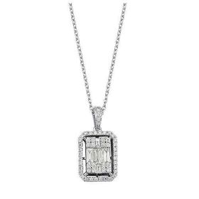 Yetkin Diamond 0.50 Karat Pırlanta Baget Kolye