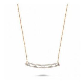 Yetkin Diamond 0.50 Karat Pırlanta Baget Kolye