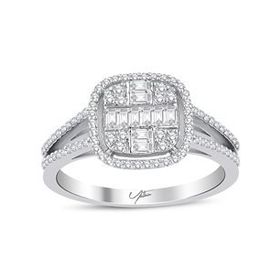 Yetkin Diamond 0.50 Karat Pırlanta Baget Yüzük