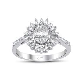 Yetkin Diamond 0.50 Karat Pırlanta Baget Yüzük