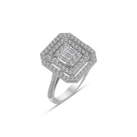 Yetkin Diamond 0.50 Karat Pırlanta Baget Yüzük