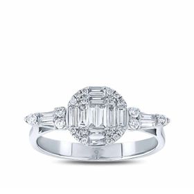 Yetkin Diamond 0.50 Karat Pırlanta Baget Yüzük