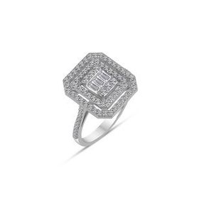 Yetkin Diamond 0.50 Karat Pırlanta Baget Yüzük