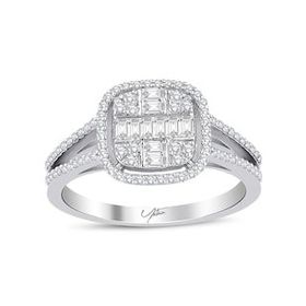 Yetkin Diamond 0.50 Karat Pırlanta Baget Yüzük