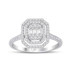 Yetkin Diamond 0.50 Karat Pırlanta Baget Yüzük