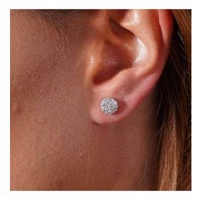 Yetkin Diamond 0.52 Karat Pırlanta Baget Küpe