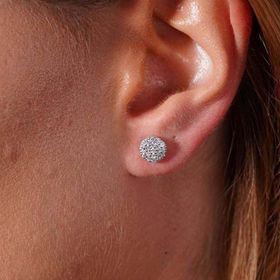 Yetkin Diamond 0.52 Karat Pırlanta Baget Küpe