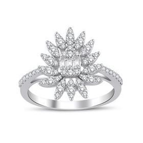 Yetkin Diamond 0.60 Karat Pırlanta Baget Yüzük