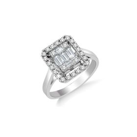 Yetkin Diamond 0.60 Karat Pırlanta Baget Yüzük