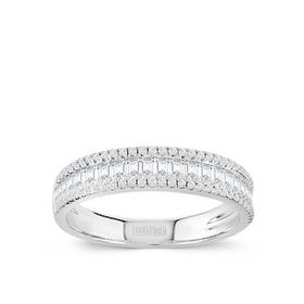 Yetkin Diamond 0.60 Karat Pırlanta Baget Yüzük