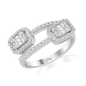 Yetkin Diamond 0.60 Karat Pırlanta Baget Yüzük