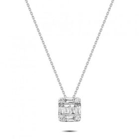 Yetkin Diamond 0.80 Karat Pırlanta Baget Kolye