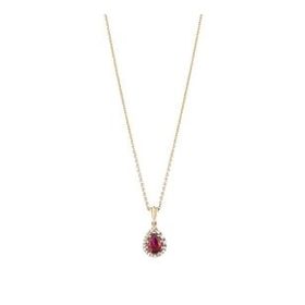 Yetkin Diamond 1.18 Karat Pırlanta Yakut Kolye