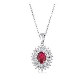 Yetkin Diamond 1.22 Karat Pırlanta Yakut Kolye